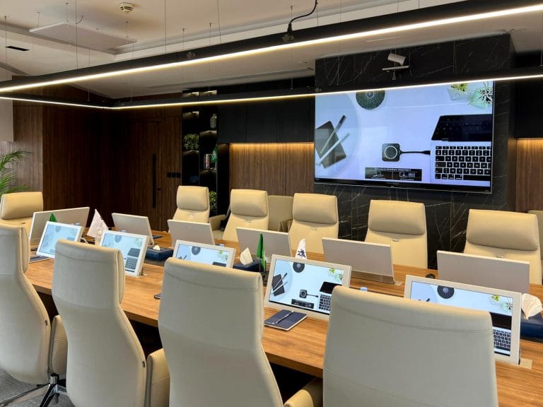 Tamkeen tower – Meeting Room and lounges hall on  National Privatization Center